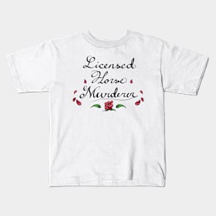 Licensed Horse Murderer Kids T-Shirt